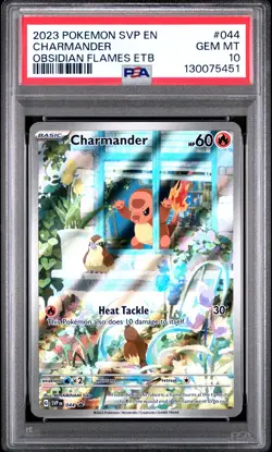PSA 10 Pokemon TCG 2023 Svp En-Sv Black Star Promo #044 Charmander GEM MT - Image 1