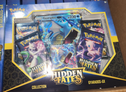 Pokemon Hidden Fates Collection Gyarados-GX Box New And Sealed (Lot Of 4) - Image 1