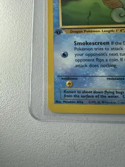 Horsea 1st Edition Fossil 49/62 WOTC Vintage Pokemon 1999 - Image 3