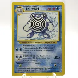 Poliwhirl 38/102 *UK 4th Print Base Set 1999-2000* Pokemon TCG Regular WoTC - Image 1
