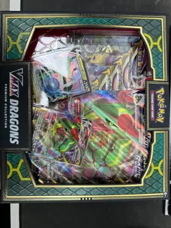 Pokemon TCG: Sword & Shield VMAX Dragons Premium Collection - Factory Sealed - Image 1