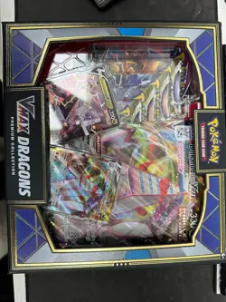 Pokemon TCG: Sword & Shield VMAX Dragons Premium Collection - Factory Sealed - Image 2