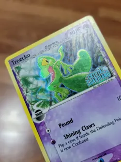 LP! Treecko Delta Species 68/100 Ex CRYSTAL GUARDIANS Pokemon Reverse Holo STAMP - Image 2