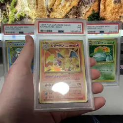PSA 7 Venusaur Charizard Blastoise Holo 1996 Pokemon Japanese Basic NM Vintage - Image 4