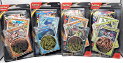 4x Pokemon Mega Evolution Checklane Tyranitar / Meowscarada / Lycanroc / Wailord - Image 1