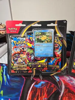 Pokemon TCG Mega Evolution 3-Pack Blister Set of 2 Psyduck and Golduck - Image 2