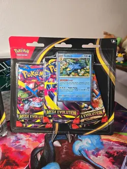 Pokemon TCG Mega Evolution 3-Pack Blister Set of 2 Psyduck and Golduck - Image 3