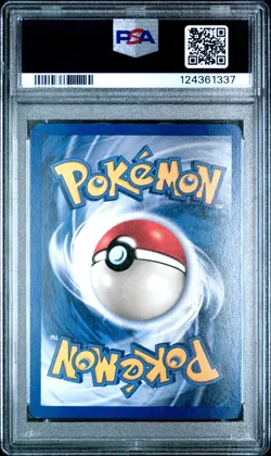 1999 POKEMON FOSSIL #4 DRAGONITE-HOLO PSA 7 - Image 2
