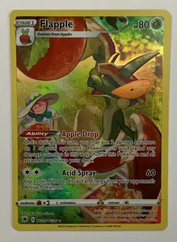 Pokemon TCG Flapple Sword & Shield - Astral Radiance TG02/TG30 Holo Rare - Image 1