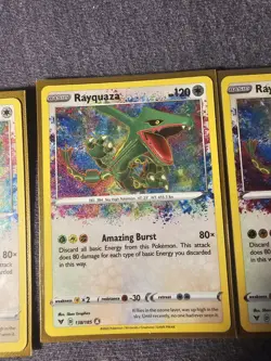 Pokemon TCG Rayquaza Amazing Rare Lot (3x) - Vivid Voltage 138/185 NM/M - Image 3