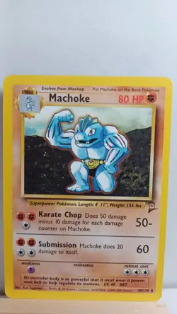 Machoke [LP] - Pokemon TCG Base Set 2 49/130 [Uncommon] - Image 1