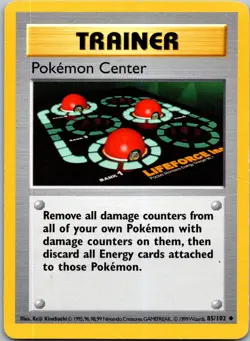 Pokemon Center 085/102 Base Set Uncommon HP - Image 1