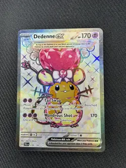 Dedenne ex Full Art Ultra Rare - 239/193 - Paldea Evolved Pokemon 2023 - Image 1