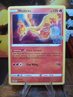 2022 Pokemon Go Moltres #012 VLP-NM - Image 1