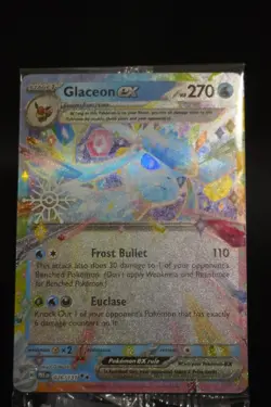 Pokemon TCG Holiday Calendar 2025 Glaceon EX Stamped Promo 026/131 Sealed - Image 1