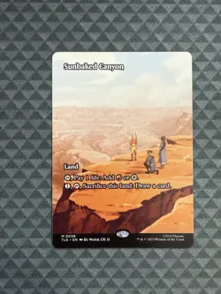 MTG Sunbaked Canyon #0058 Borderless R Avatar: The Last Airbender: E-L (TLE) - Image 1