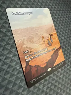 MTG Sunbaked Canyon #0058 Borderless R Avatar: The Last Airbender: E-L (TLE) - Image 2