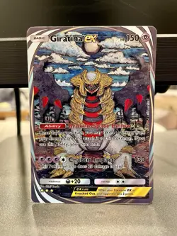 Fan Art Pokemon TCG Pocket Giratina EX Holo Immersive Rare | Shining Revelry - Image 1