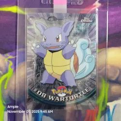 Wartortle - #08 - Pokemon Topps Chrome TV Animation Edition Holographic - Image 2