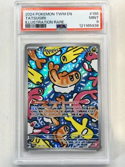 PSA 9 Tatsugiri #186/167 - Twilight Masquerade Pokemon TCG - Image 1
