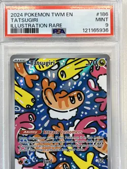 PSA 9 Tatsugiri #186/167 - Twilight Masquerade Pokemon TCG - Image 2