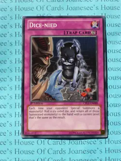 Dice-nied CBLZ-EN080 Short Print Common Yu-Gi-Oh Card English 1st Edition New - Image 1