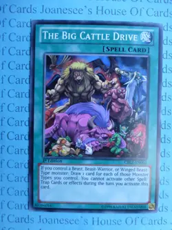 The Big Cattle Drive CBLZ-EN063 Common Yu-Gi-Oh Card 1st Edition New - Image 1