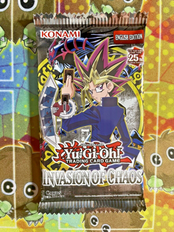 Yugioh! INVASION OF CHAOS 25th Anniversary BOOSTER PACK IOC Factory Sealed NEW - Image 1
