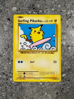Pokemon TCG Cards Surfing Pikachu 111/108 Evolutions Secret Rare NM-M - Image 1