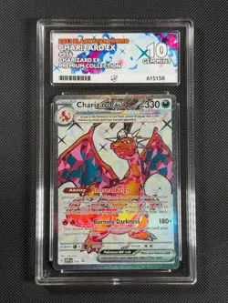ACE 10 Charizard ex SVP 056 PROMO Pokemon Card Scarlet & Violet Promo GEM MINT - Image 1