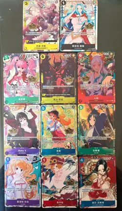 Chinese-Complete set of 11 3rd ANNIVERSARY SET Limited Edition ONE PIECE Card - Image 1