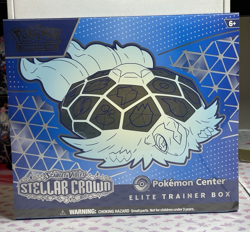Pokemon Stellar Crown Pokemon Center Exclusive Elite Trainer Box ETB Sealed - Image 1