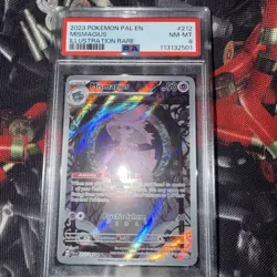 PSA 8 NM-MT Pokemon TCG Mismagius Scarlet & Violet - Paldea Evolved 212/193 - Image 1