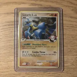 Lucario 8/111 GL (SP stamped) | Rising Rivals | Holo Pokemon Card MP - Image 1