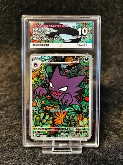 Pokemon TCG Haunter 022/021 - Gengar ex Mega Start Set - ACE 10 - GEM MINT - Image 1