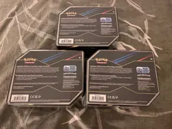 Pokemon - Crown Zenith 3x Large Tins - Zapdos Articuno Moltres - Sealed - Image 2
