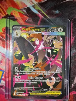 Mega Lopunny Ex 128/094 Phantasmal Flames SR Full Art Ultra Rare Pokemon Card - Image 1