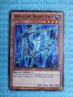 Heraldic Beast Eale CBLZ-EN014 Common Yu-Gi-Oh Card English 1st Edition New - Image 1