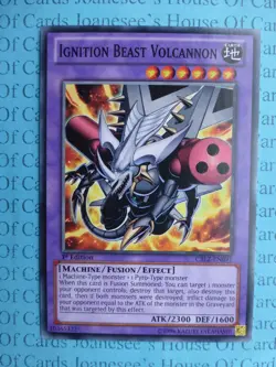 Ignition Beast Volcannon CBLZ-EN091 Common Yu-Gi-Oh Card 1st Edition New - Image 1
