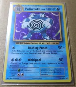 POLIWRATH Pokemon 2016 XY EVOLUTION STAGE 2 (HOLO) GAME CARD #25/108 RARE MINT?? - Image 1