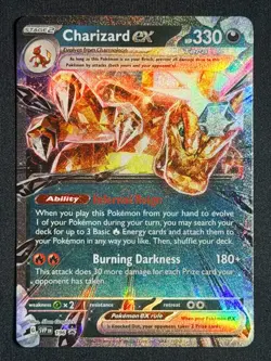 Charizard ex - 196 Pokemon TCG Promo SV: Scarlet & Violet Promo Cards Near Mint - Image 1