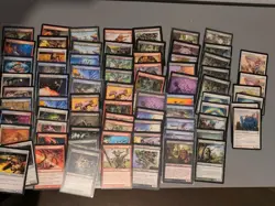 MTG 76 Mixes Eventide Morningtide Cards Only Lot. Some Sleeved Inc Scarecrow - Image 1