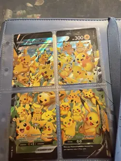 Pikachu V‑Union Complete Set - 4 Cards - Black Star Promo Ultra Rare - Image 1