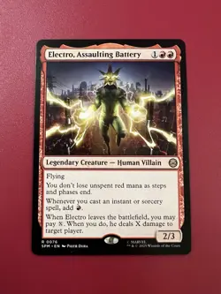 *** Electro, Assaulting Battery *** Marvel’s Spider-Man NM MTG English - Image 1