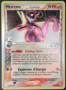 Mewtwo Holo - EX:Especes Delta - 12/113 - Carte Pokemon Francaise Officielle - Image 1