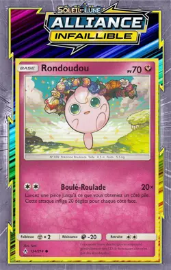 Rondoudou - SL10:Alliance Infaillible - 134/214 - Carte Pokemon Neuve Francaise - Image 1