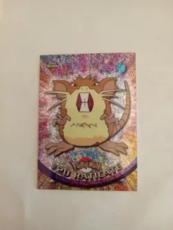 Raticate #20 Topps SPARKLE Chrome 2000 TV Animation Pokemon - Image 1