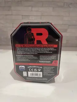 Pokemon TCG Team Rocket Mewtwo Ex Tin Brand New and Sealed Nintendo 2025 - Image 4