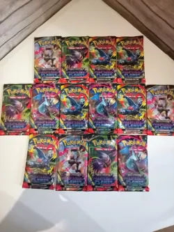 LOT of 14 Sealed Pokemon TCG PHANTASMAL FLAMES Booster Packs | ME02 - Image 2
