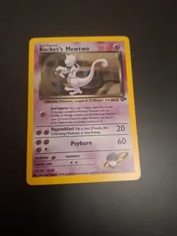 Carta Pokemon Rocket’s Mewtwo 14/132 Gym Challenge Rare Holo ENG - Image 1